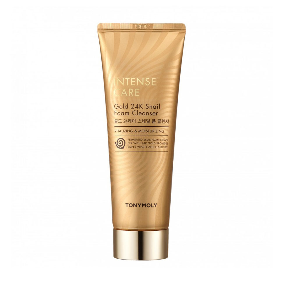 Пінка для вмивання Tony Moly Intense Care Gold 24K Snail Foam Cleanser, 150 мл